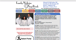 Desktop Screenshot of familymedicineofsayebrook.com